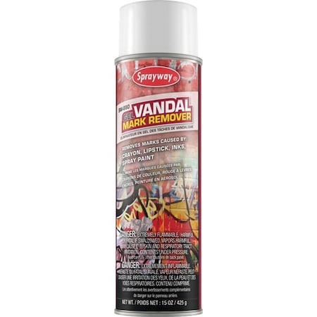 Sprayway CS1220oz GEL VANDALISM REMOVER, 2PK 880